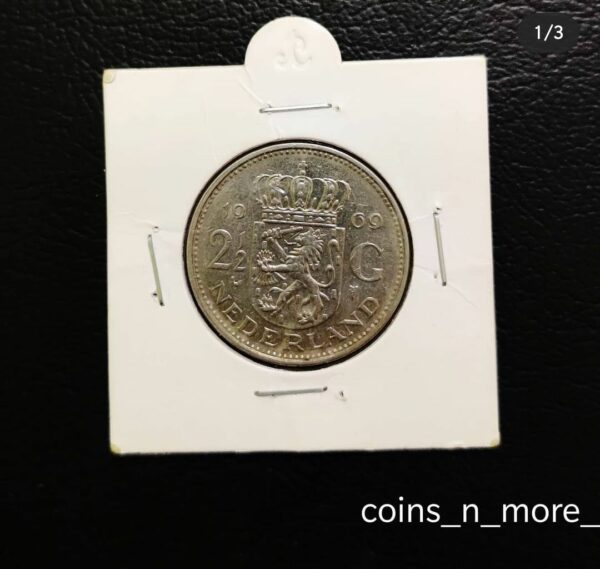 Netherland 2-1/2 gulden coin