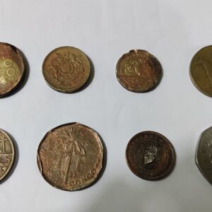 8 Old Collectible Foreign coin set