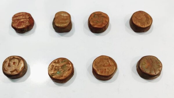 8 Mughal Dam coin lot - Image 2