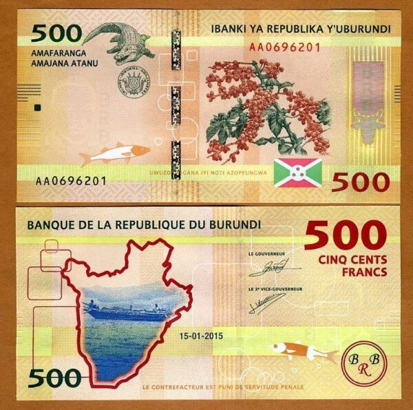 Burundi 500 Francs