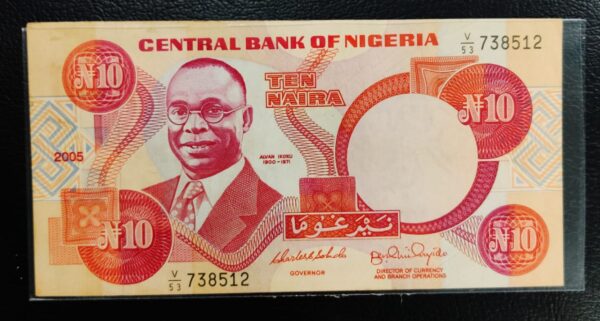 10 Naira Nigeria 2005 Banknote