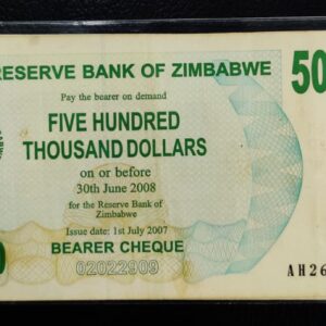 Zimbabwe 500000 dollar Banknote
