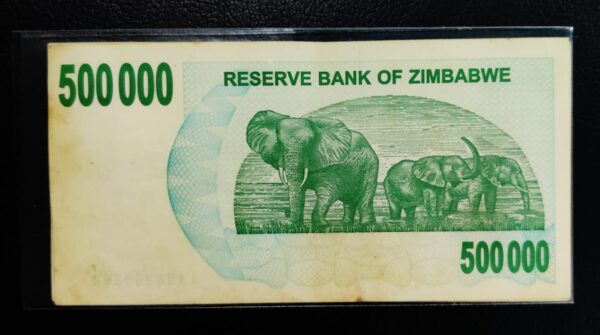 Zimbabwe 500000 dollar Banknote - Image 2