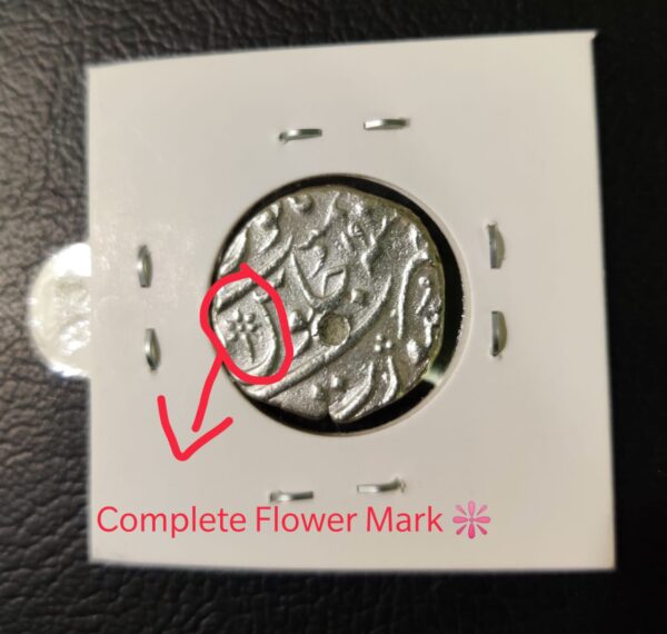 Top Condition Mughal Silver Coin RY 19 - Image 6