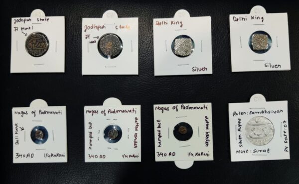 8 collectible coins lot