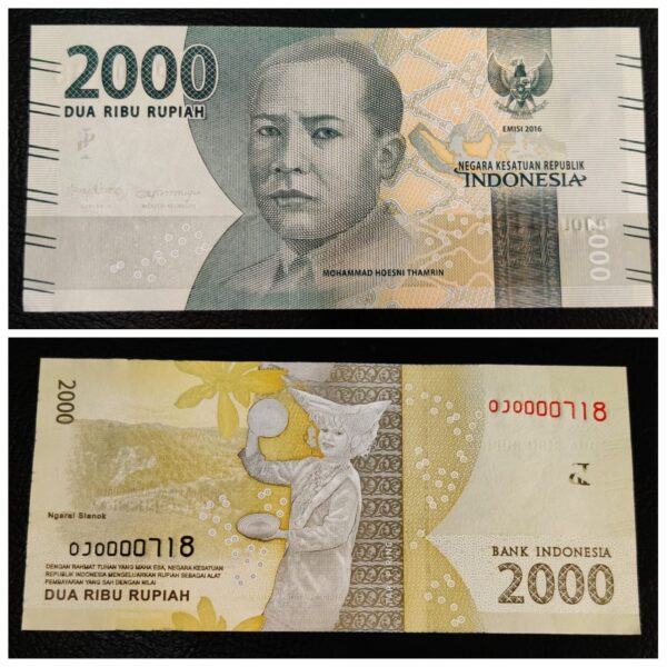 Indonesia 2000 Rupiah Currency