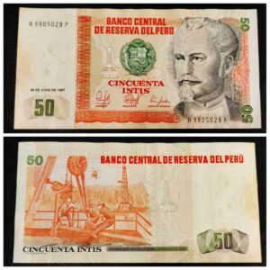 Peru Old Banknote 1987 Good Condition