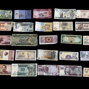 Set of 50 different countries Banknotes in UNC condition
