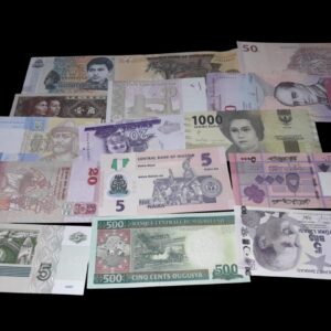 Set of 15 Different Foreign Countries Banknotes