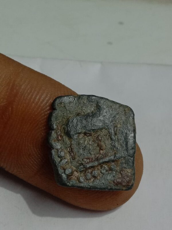 Lead Coin of Western Kshatrapas 2 Moons - Image 2