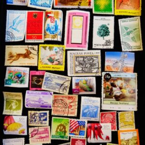 Collectible set of 50 stamps