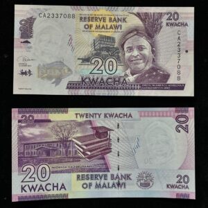 Malawi Banknote 20 Kwacha