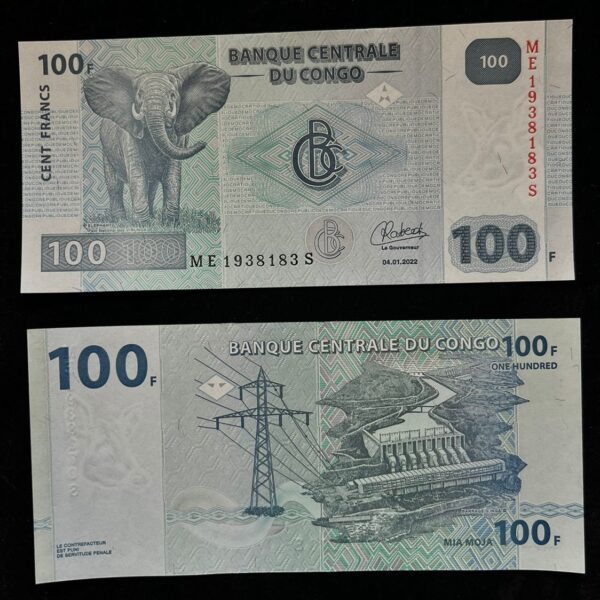 Congo 100 Franc Banknote