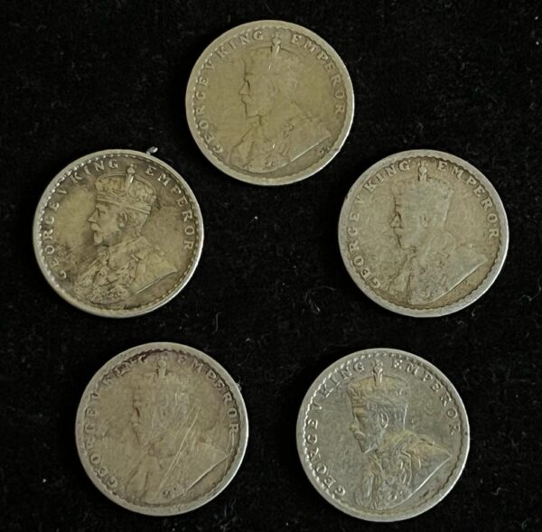 2 Anna British India Silver Coin - Image 2