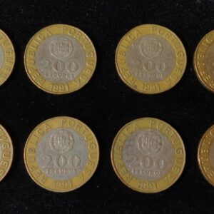 200 Escudos Portugal Bi-Metallic Coin