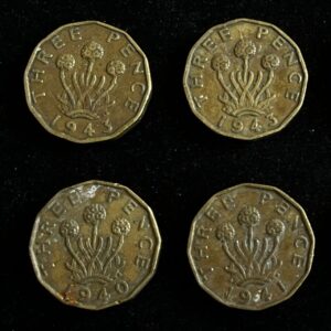 3 Pence George VI 1944 (UK)Coin