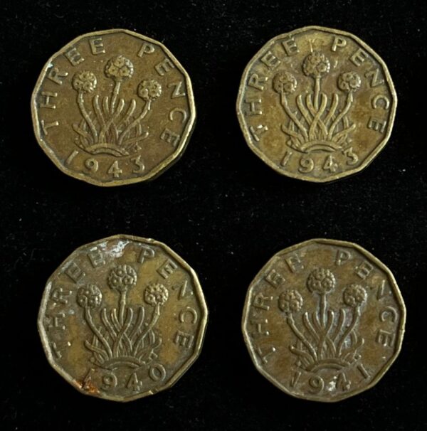 3 Pence George VI 1944 (UK)Coin