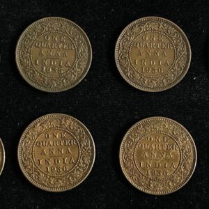 1 Quarter Anna British India George King V