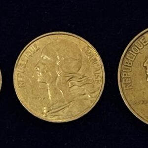 Set of 3 France coin