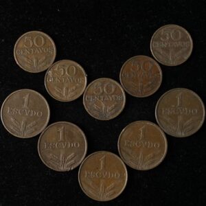 Set of 1 Escvdo and 50 Centavos Portugal Coin