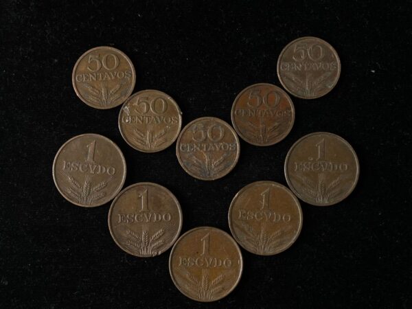 Set of 1 Escvdo and 50 Centavos Portugal Coin