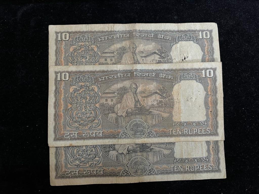 10 Rupees Gandhi Ji Banknote - coinsstuff