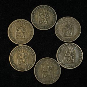 Czechoslovakian 1 Koruna Coin