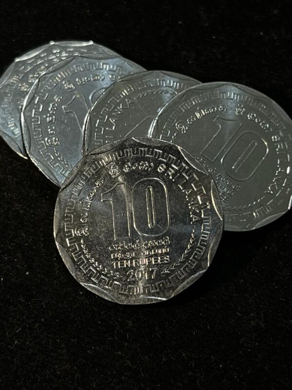 Sri Lanka 10 Rupees Coin UNC