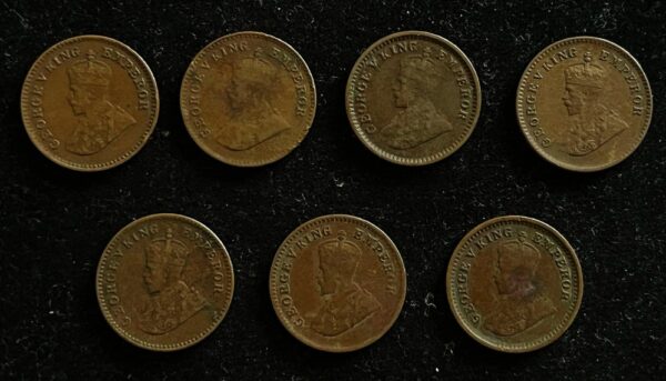 1/12 Anna copper coin of King George V - Image 3