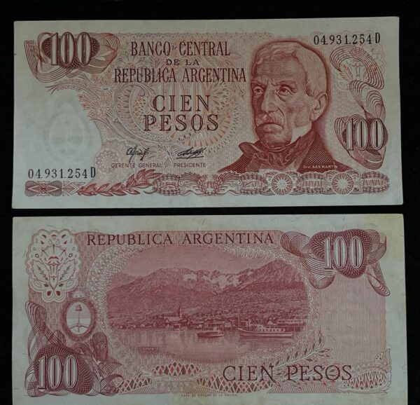 Argentina 100 Pesos 1973-1976 Banknote