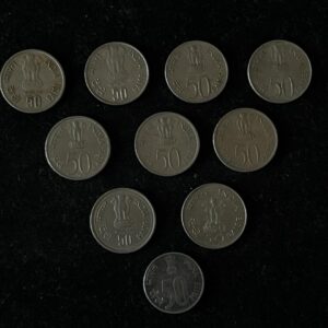 Set of 50 Paise Commemorative Coins