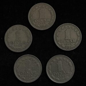 1 Dinar Coin Yugoslavia