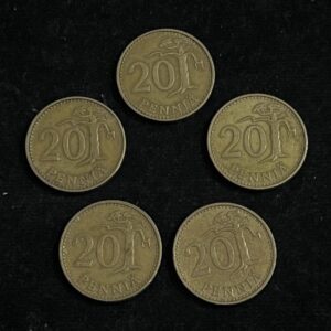 20 Pennies Coin Finland