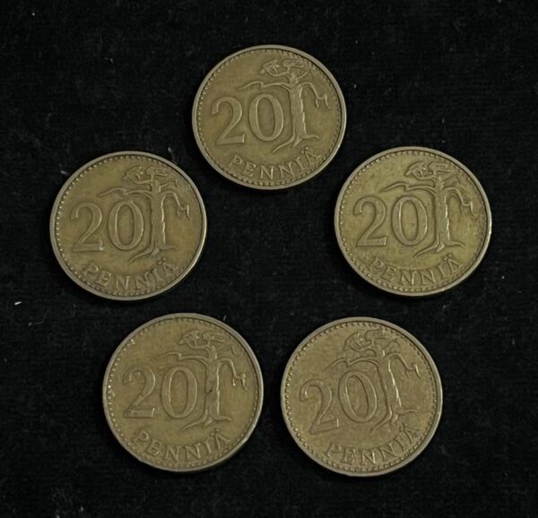 20 Pennies Coin Finland