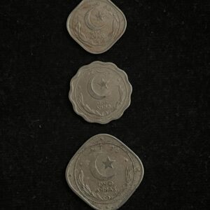 Pakistan ½ Anna, 1 Anna, and 2 Anna Coin Set