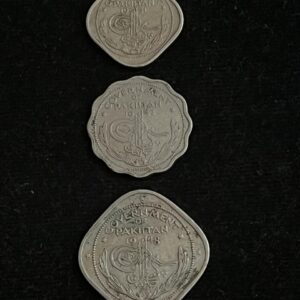 Pakistan ½ Anna, 1 Anna, and 2 Anna Coin Set