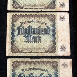 1922 Germany 5000 Mark Banknote