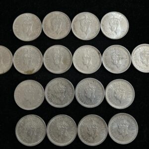 British India Silver 1 Rupee King George VI