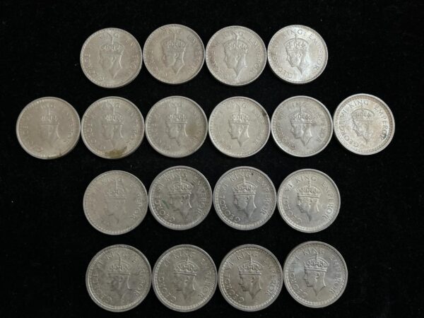 British India Silver 1 Rupee King George VI - Image 2