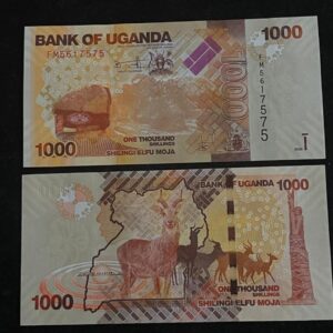 Bank of Uganda 1000 Shilling banknote