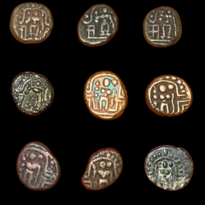 Madurai Nayak Goddess Meenakshi Kasu Coins