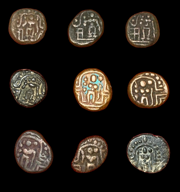 Madurai Nayak Goddess Meenakshi Kasu Coins