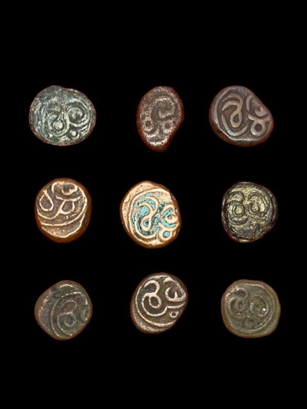 Madurai Nayak Goddess Meenakshi Kasu Coins - Image 3