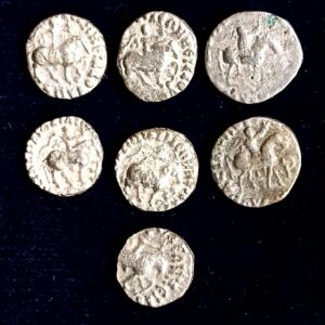 Indo-Scythian Kingdom Silver Drachm King Azes II