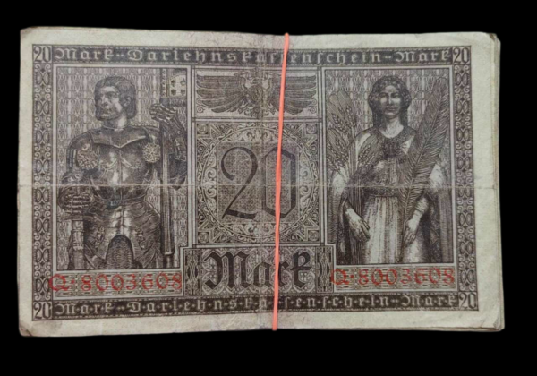 20 Mark Darlehnskassenschein banknote Germany - Image 2