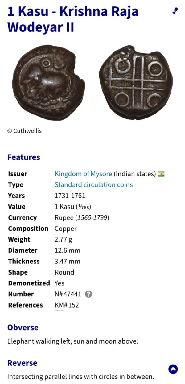 Mysore Kingdom Heritage ( Elephant with Sun & Moon Variety ) - Image 3