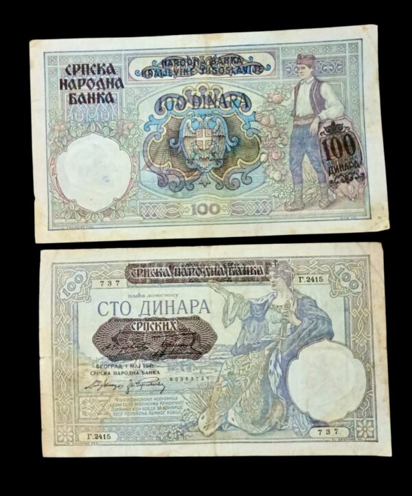 100 Serbian Dinara Banknote
