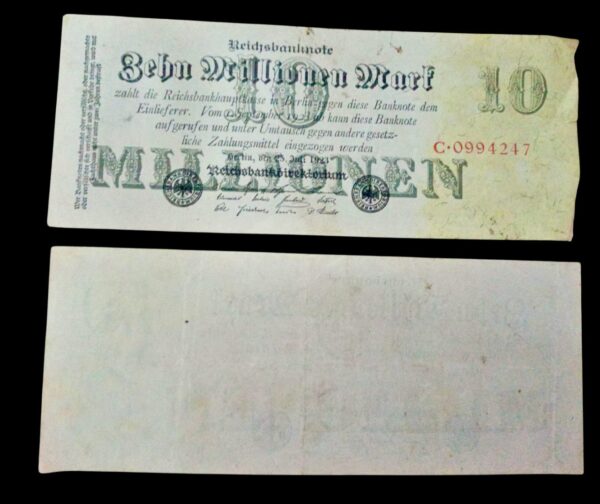 10 Million Mark Reichsbanknote