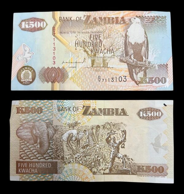 500 Zambian Kwacha Banknote