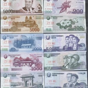 North Korea Specimen Banknote Set